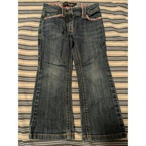 Mini Boden Flower Trim Jeans